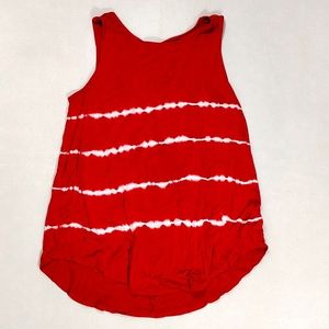 OLD NAVY Red Tie Dye Tank Top XS